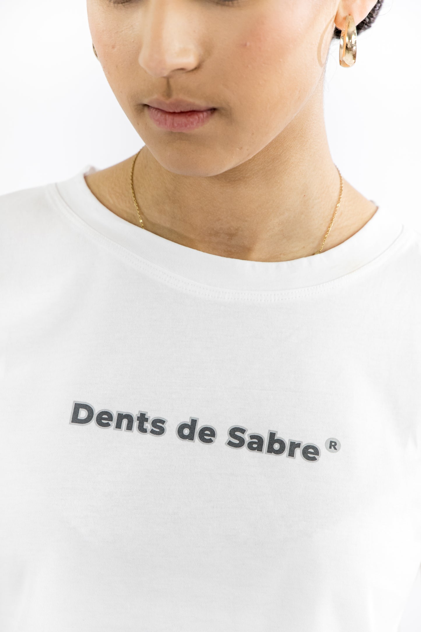 T-shirt femme blanc Armada fabriqué en France